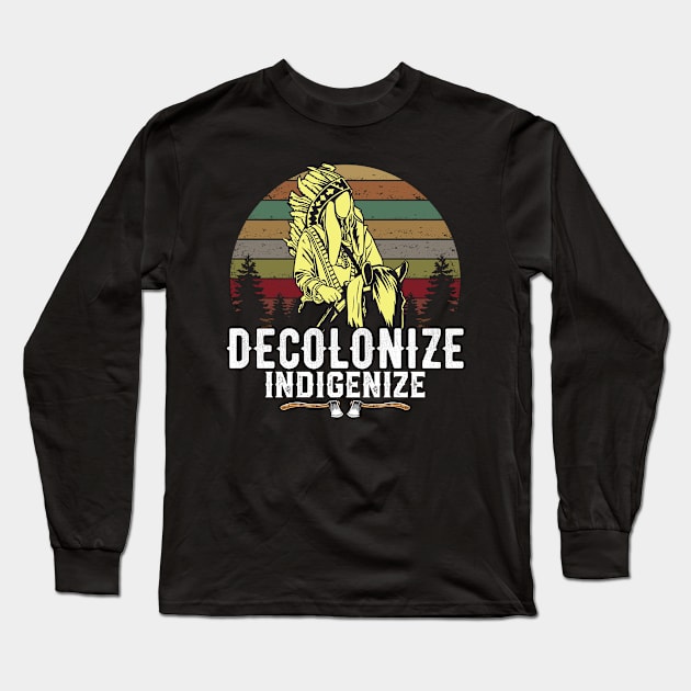 native american Long Sleeve T-Shirt by UniqueWorld